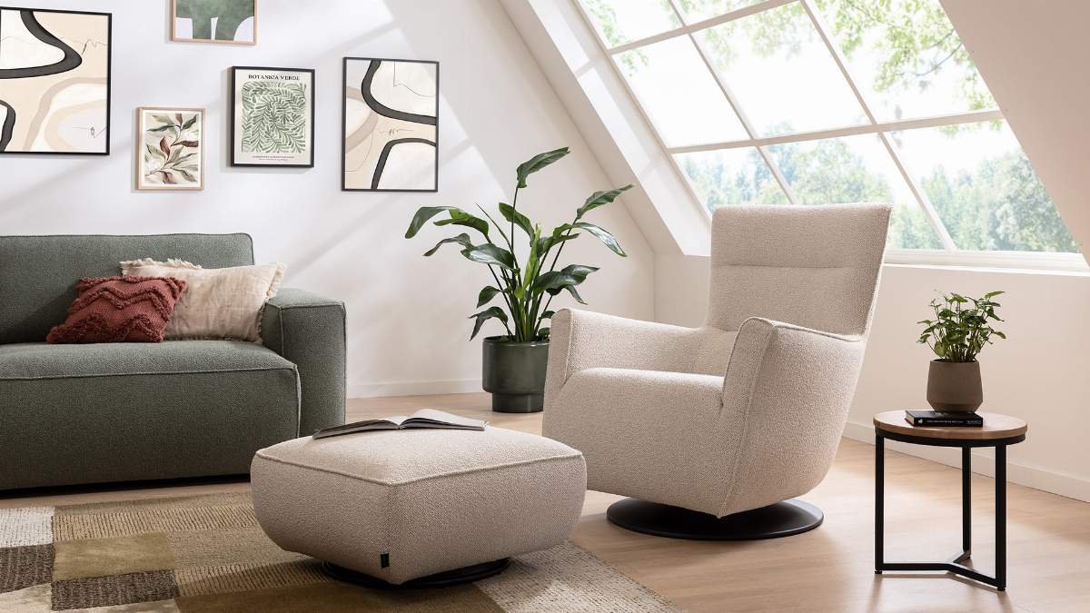 Sofa Lilaia - 1,5-Sitzer XL mit 1,5-Sitzer XL Tief, Stoff, Olivgrün