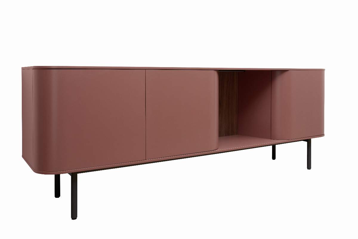 Sideboard Satola - Lack matt, Rost