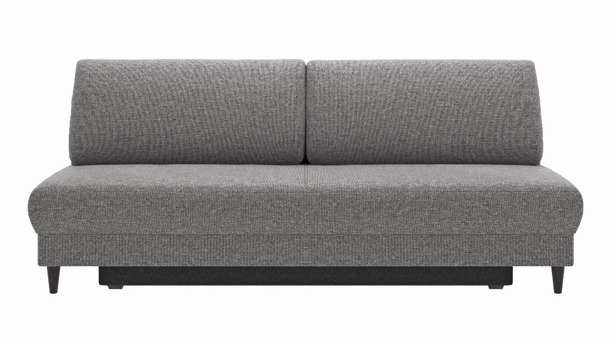 Schlafsofa Salema - 3-Sitzer mit Schlaffunktion (Liegefläche ca. 140x200 cm), Stoff, Graphit