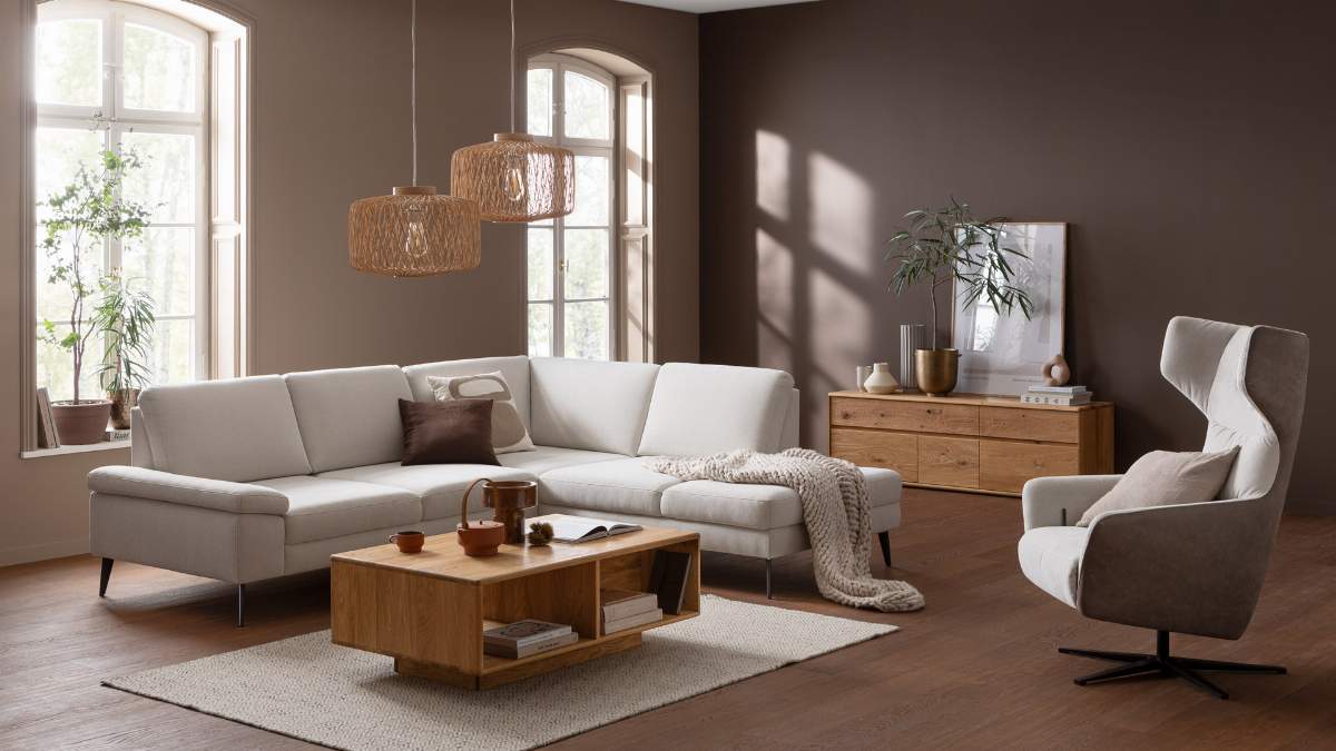 Mediaboard Hillsboro - Wildeiche natur, geölt