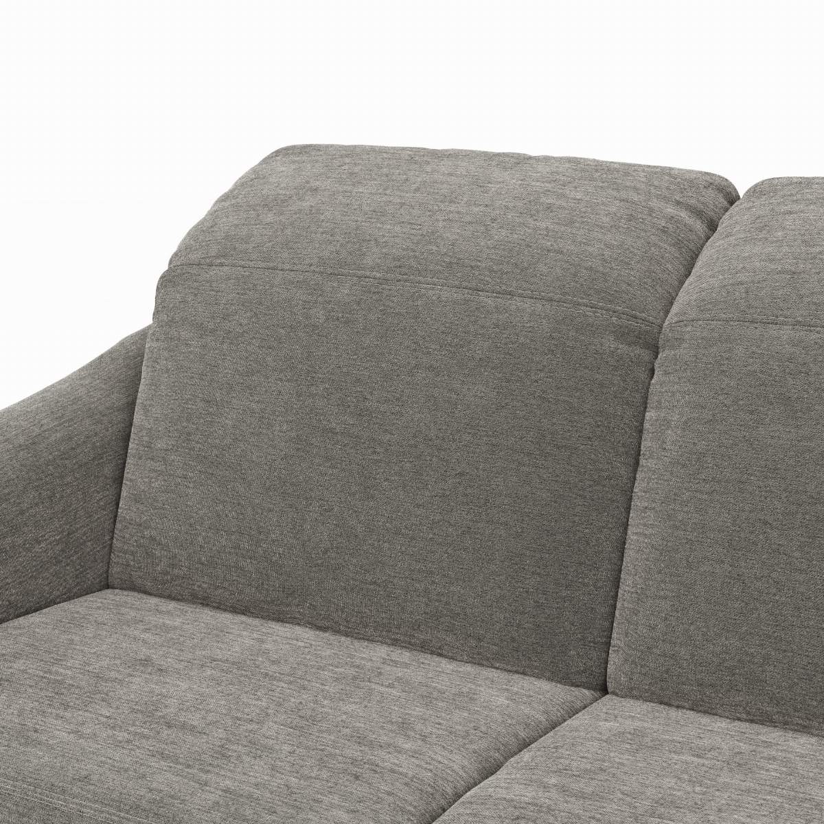 Sofa Canterbury - 2,5-Sitzer, Stoff, Silbergrau