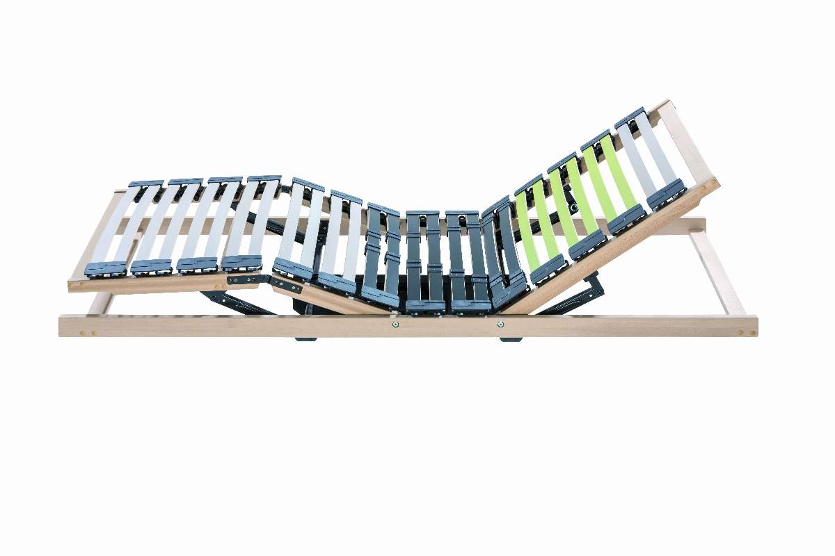 Lattenrost goodnight - 100x200cm, Kopf-/Fußteil 2 motorisch verstellbar mit Kabelsteuerung