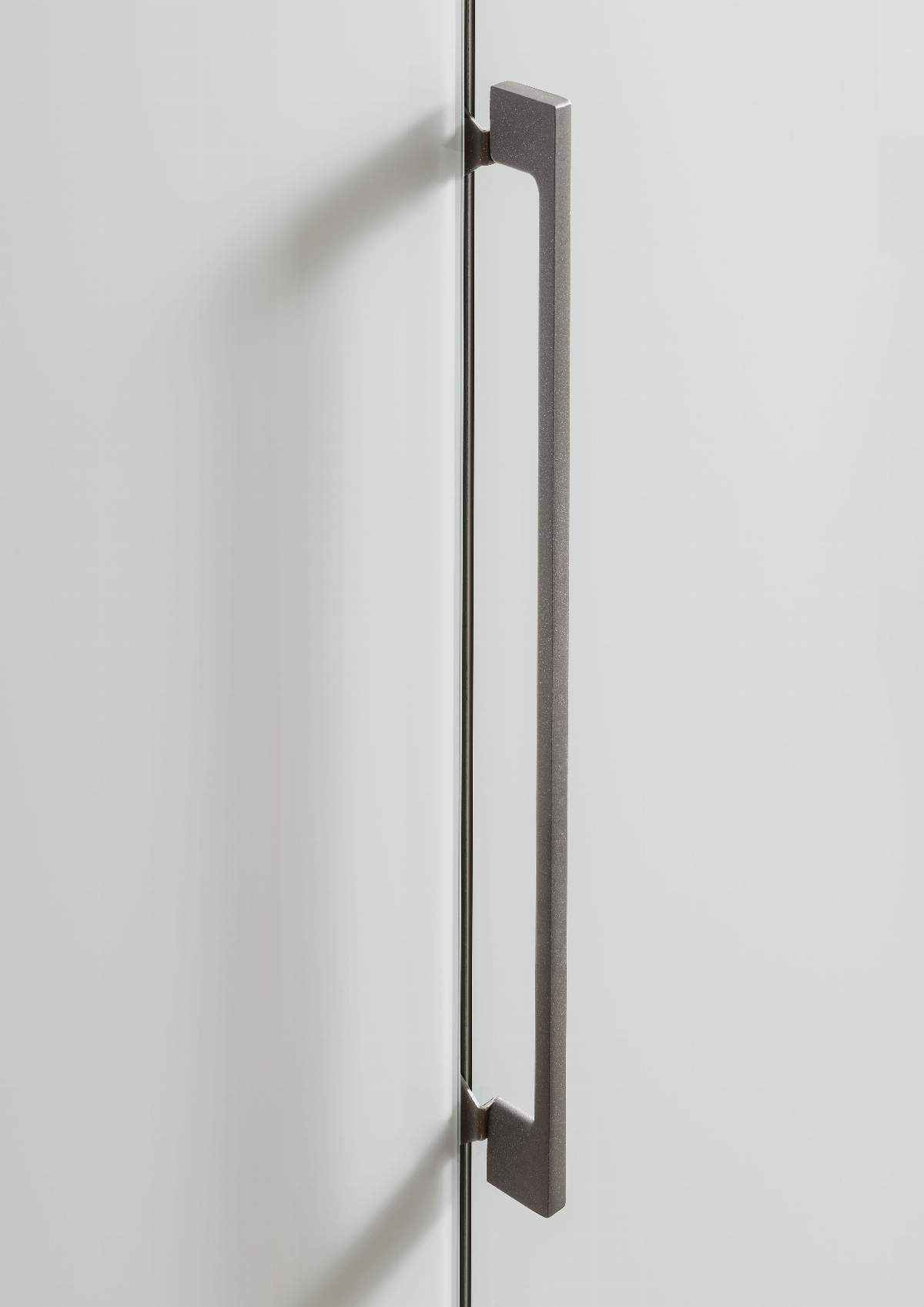 Drehtürenschrank Marbella - B. ca. 296cm, Korpus, Front Glas, Weiß