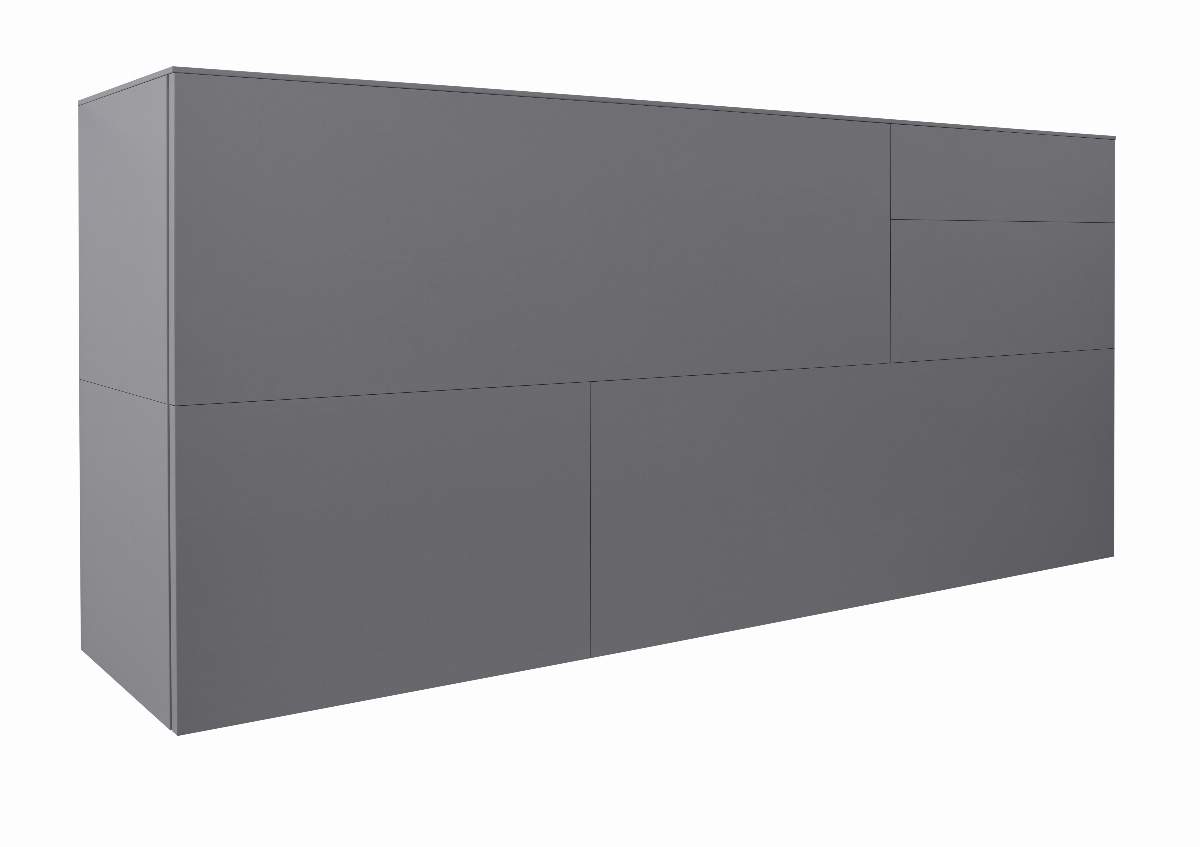 Sideboard Satola - Lack matt, Lava