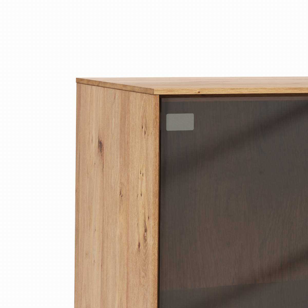 Highboard Saratoga - Wildeiche massiv, natur geölt